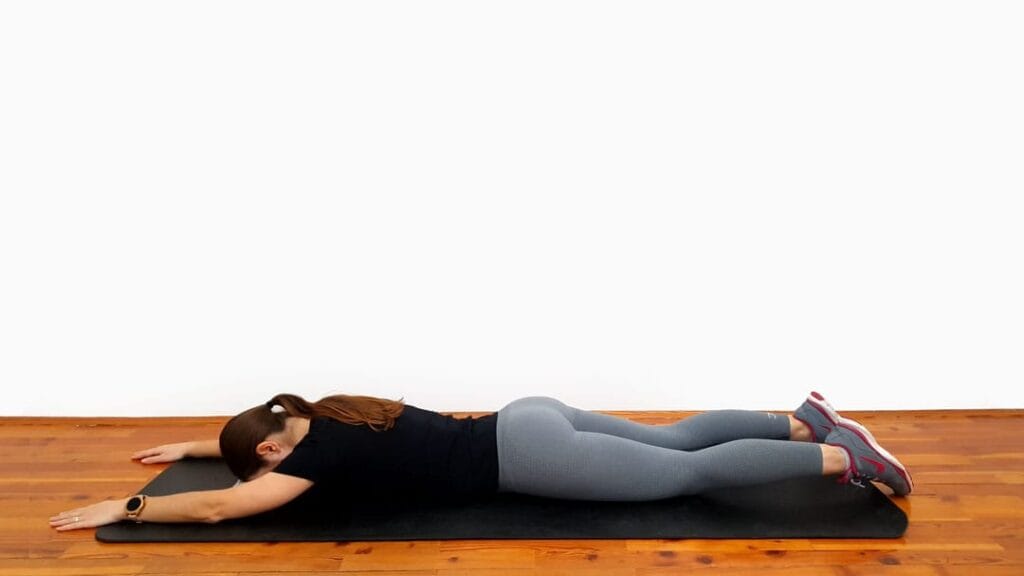 prone swimmer step 1