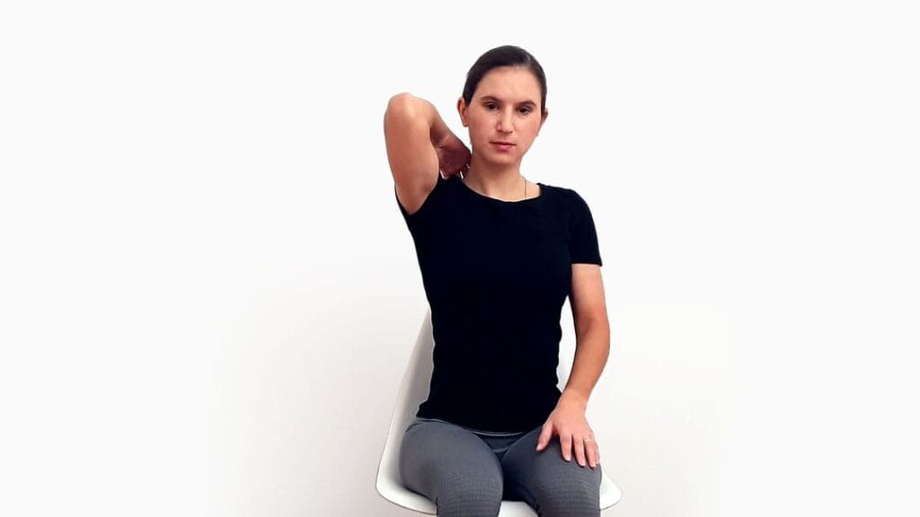 levator scapulae stretch step 2