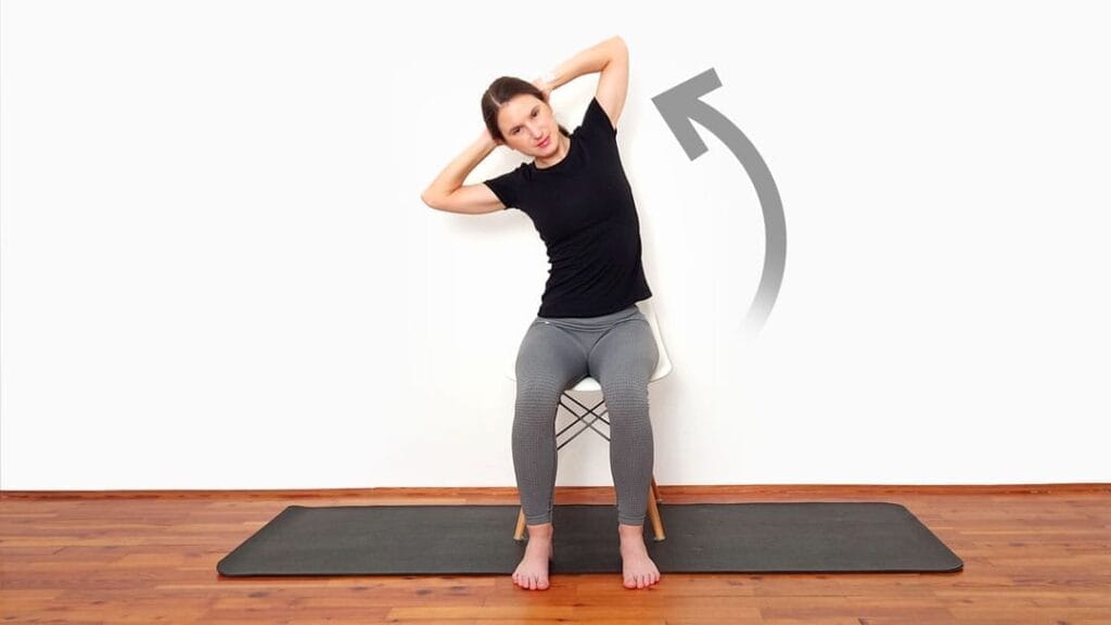 thoracic side bend stretch step 3