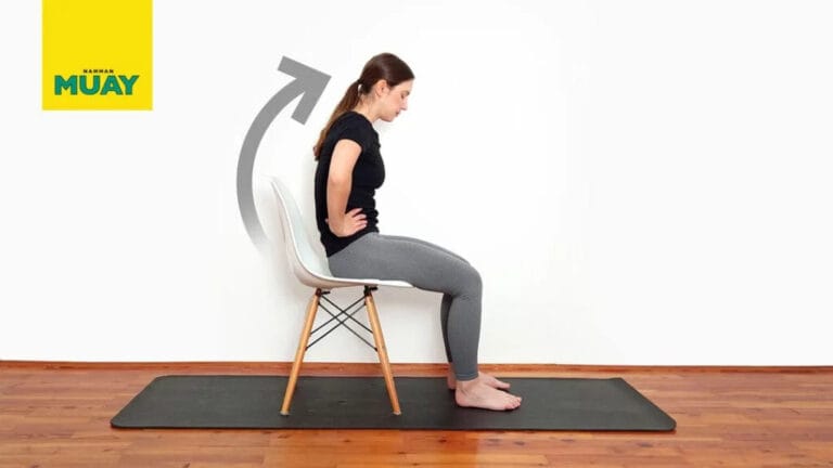 Înclinare pelviană din poziția șezând