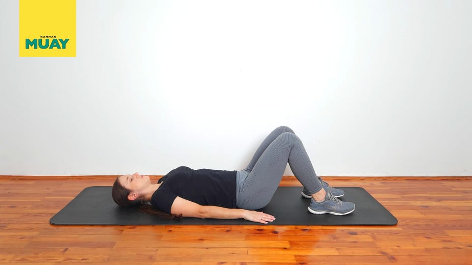 Single leg bridging Step 1