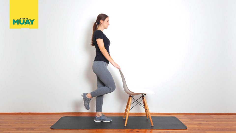 Single leg heel raises Step 1
