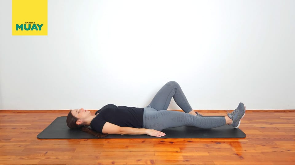 Straight leg raise supine Step 2