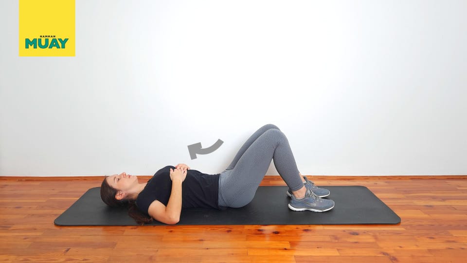 Supine Anterior and Posterior Pelvic Tilt Step 2