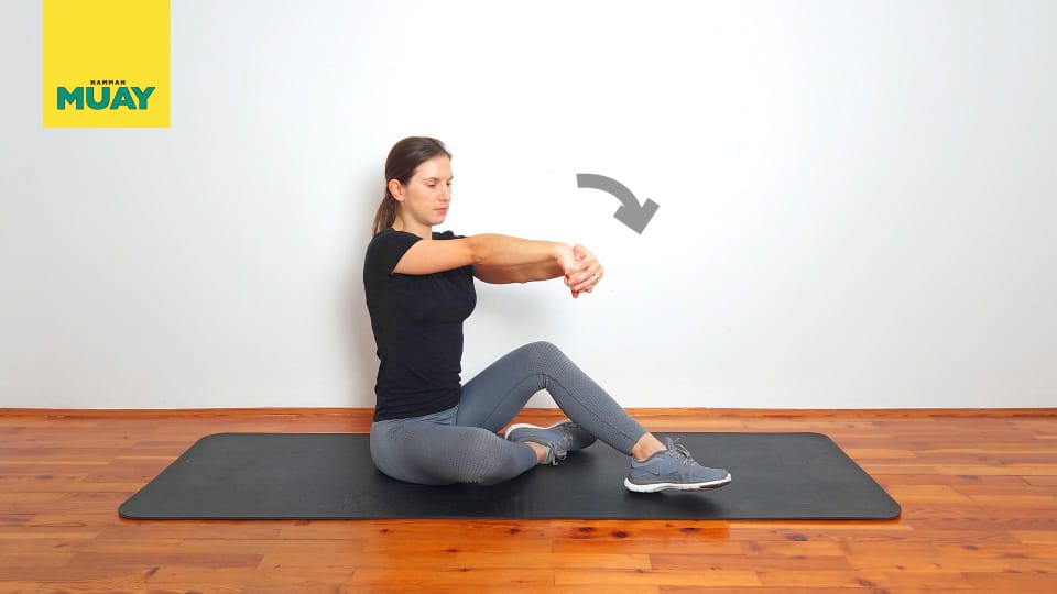 Wrist Extension and Flexion ROM with Elbow Flexion Step 2